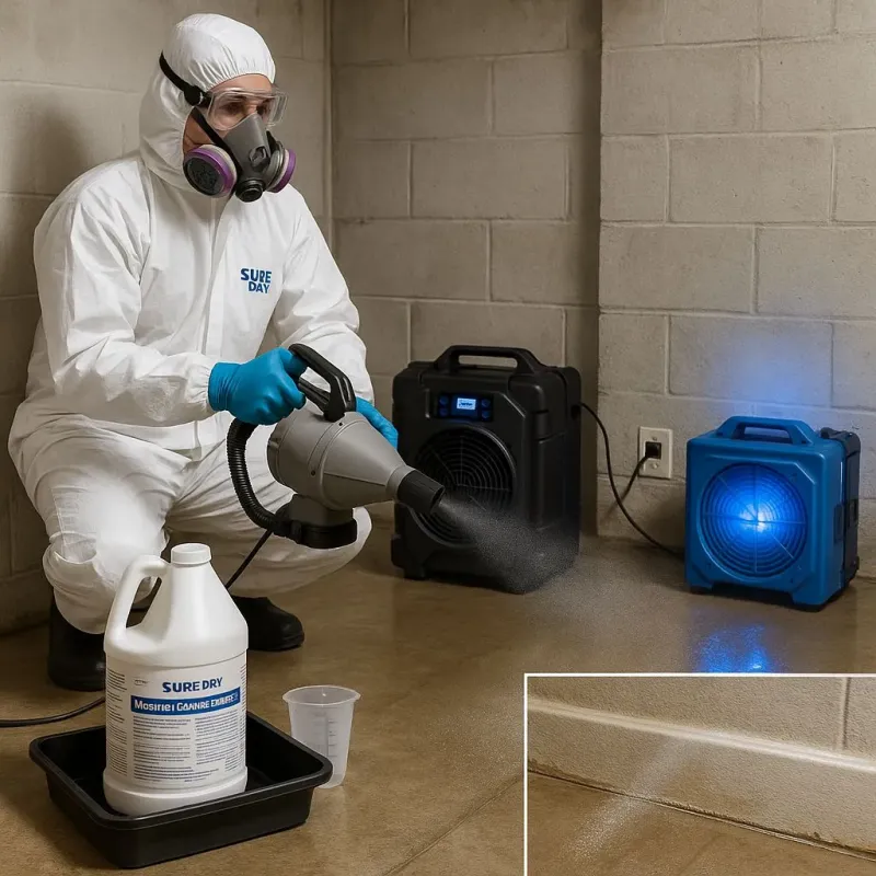 Sanitization and Odor Removal process in Coto De Caza, CA