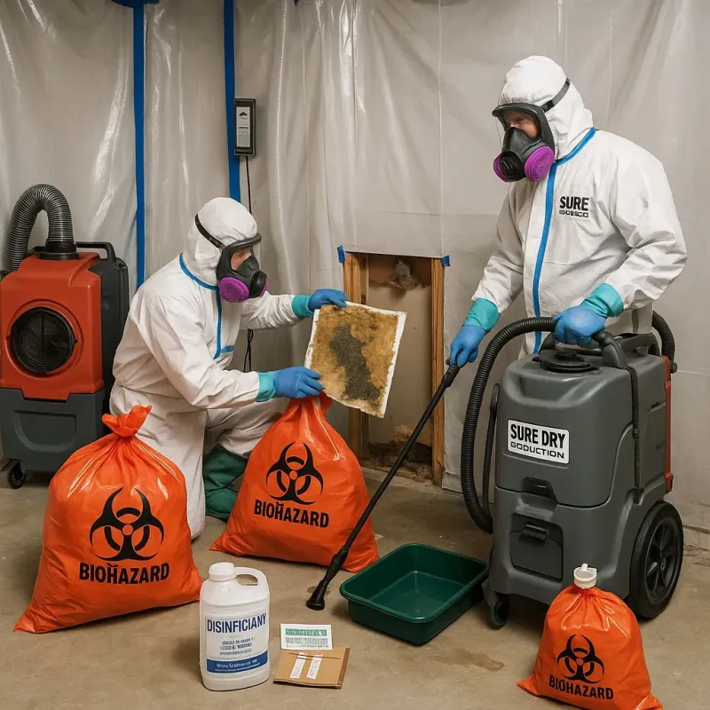 Contaminated Water Handling Protocols process in Coto De Caza, CA