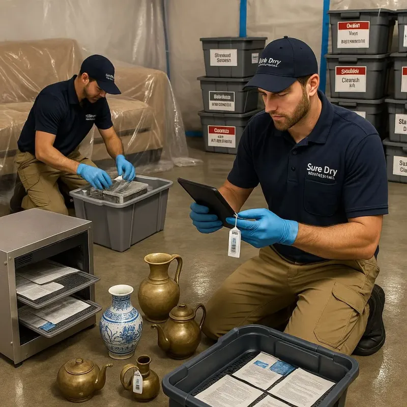 Content Protection and Restoration process in Coto De Caza, CA