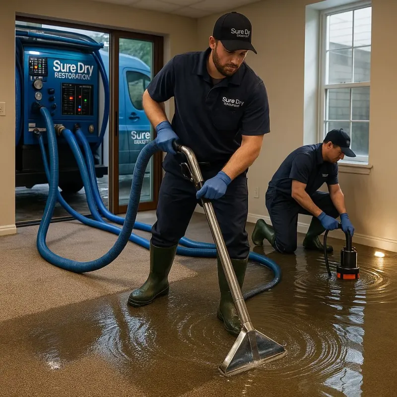Water Extraction and Removal process in Coto De Caza, CA